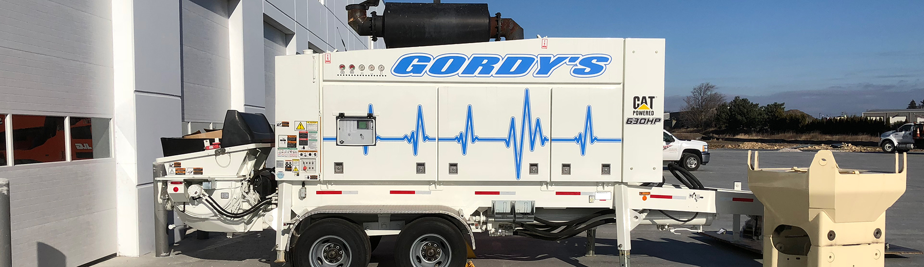 Gordy"s Concrete Pumping Service Line Pumps Concrete Placing Equipment